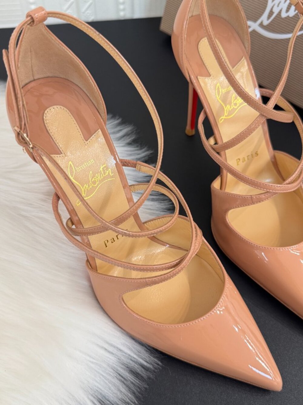 Christian Louboutin Crosspiga 105mm Pumps - Picture 7 of 9